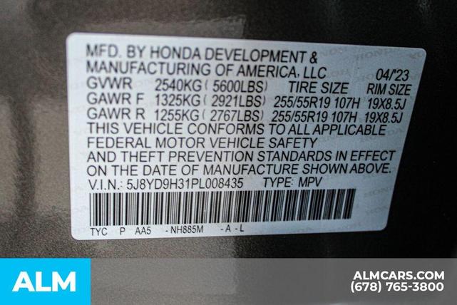 Photo of 2023 Liquid Carbon Metallic Acura MDX