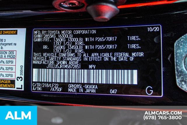 Photo of 2021 Black Toyota 4Runner