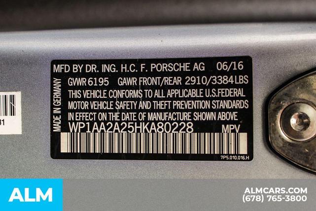 Photo of 2017 Rhodium Silver Porsche Cayenne