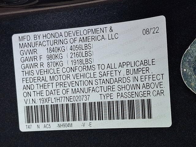 Photo of 2022 Meteorite Gray Honda Civic