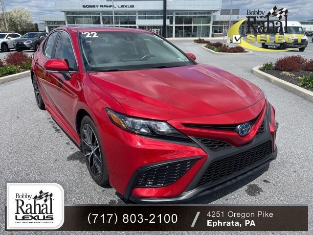 Photo of 2022 Red Toyota Camry Hybrid