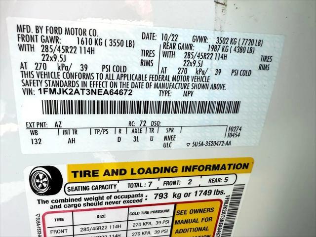 Photo of 2022 White Ford Expedition