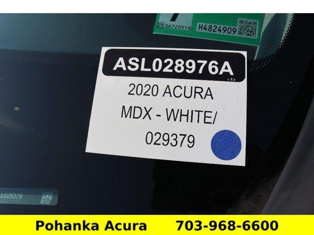 Photo of 2020 Platinum White Pearl Acura MDX