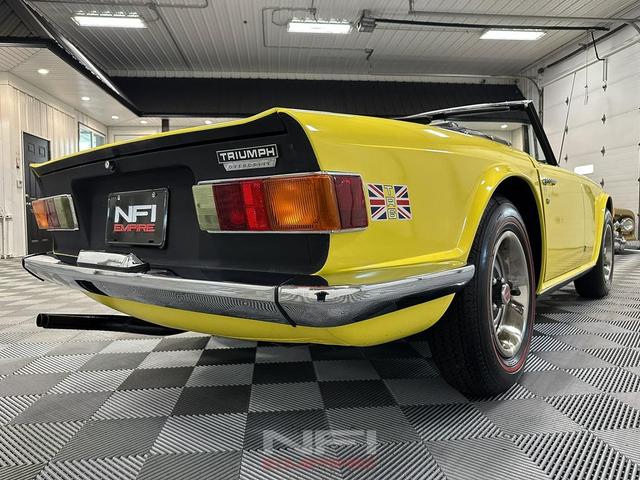 Photo of 1972 Yellow Triumph TR6