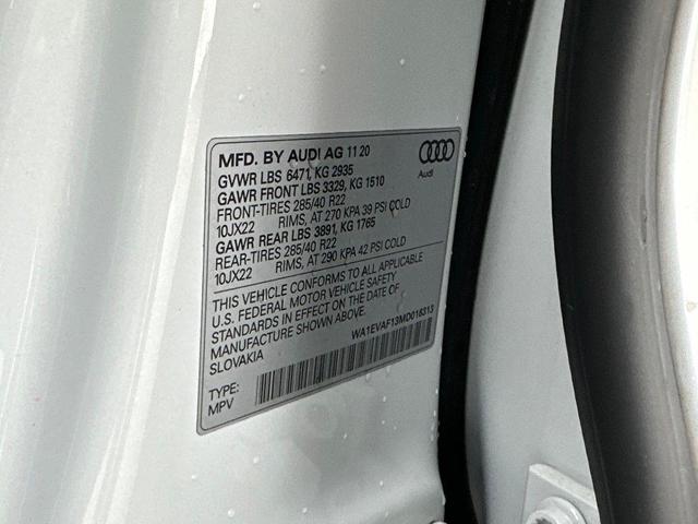 Photo of 2021 Glacier White Metallic Audi Q8