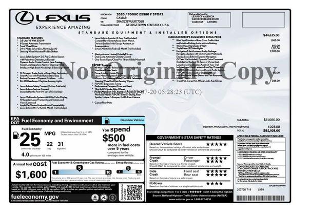 Photo of 2020 Black Lexus ES 350