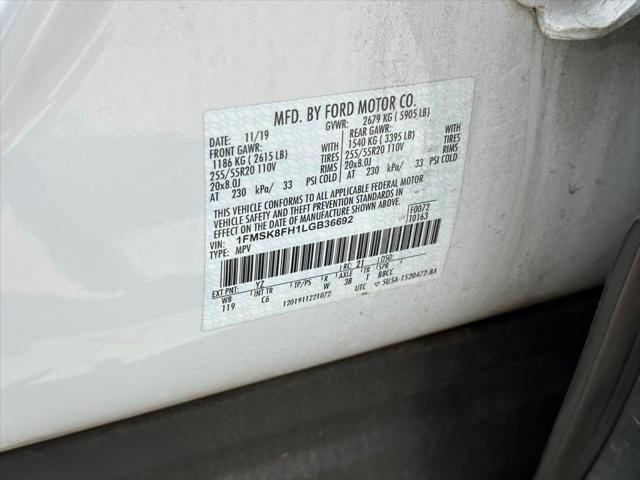 Photo of 2020 Oxford White Ford Explorer