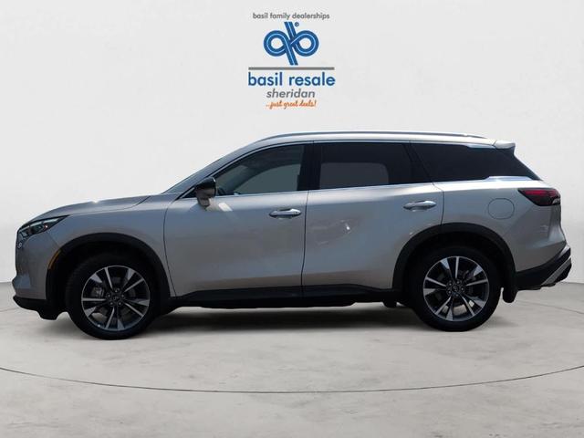 Photo of 2025 Harbor Gray INFINITI QX60