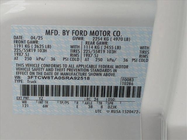 Photo of 2025 Oxford White Ford Maverick