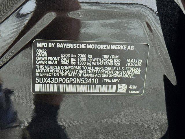 Photo of 2023 Black Sapphire Metallic BMW X3