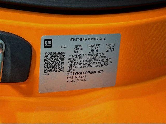 Photo of 2023 Orange Chevrolet Corvette