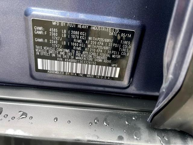 Photo of 2014 Blue Subaru Outback