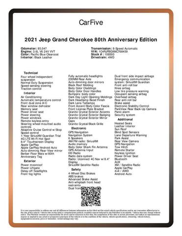 Photo of 2021 Slate Blue Pearlcoat Jeep Grand Cherokee