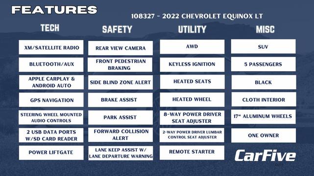 Photo of 2022 Mosaic Black Metallic Chevrolet Equinox