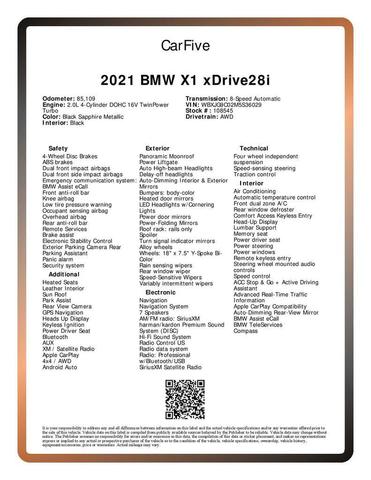 Photo of 2021 Black Sapphire Metallic BMW X1