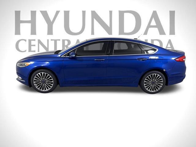 Photo of 2017 Lightning Blue Ford Fusion