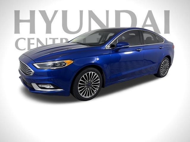 Photo of 2017 Lightning Blue Ford Fusion