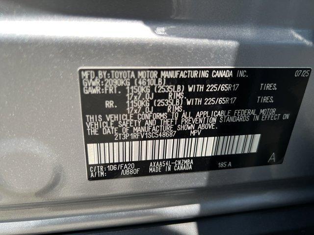 Photo of 2025 Silver Sky Metallic Toyota RAV4