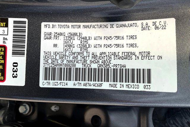 Photo of 2022  Toyota Tacoma
