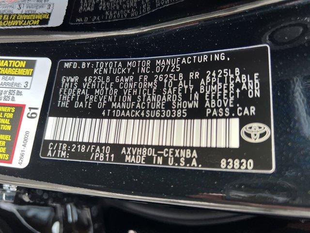 Photo of 2025 Midnight Black Metallic Toyota Camry