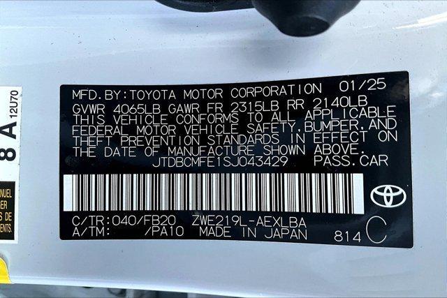 Photo of 2025  Toyota Corolla Hybrid