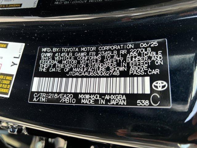 Photo of 2025 Midnight Black Metallic Toyota Prius