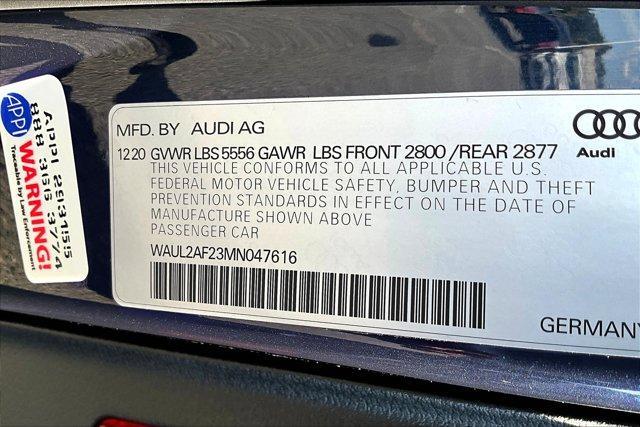 Photo of 2021 Firmament Blue Metallic Audi A6