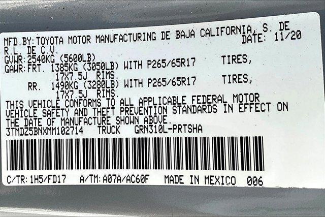 Photo of 2021  Toyota Tacoma