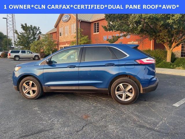 Photo of 2022 Atlas Blue Metallic Ford Edge