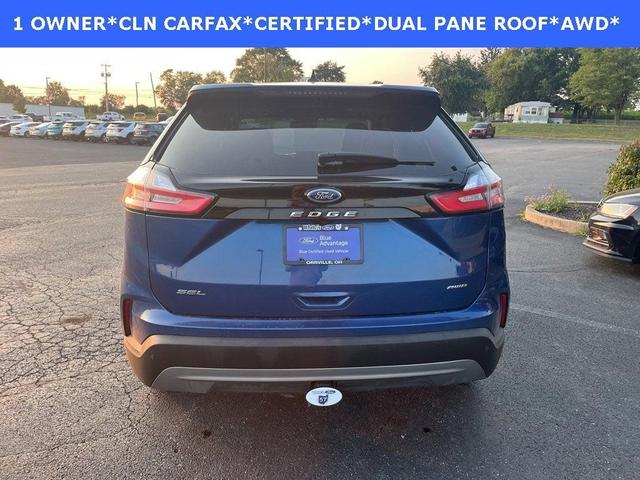 Photo of 2022 Atlas Blue Metallic Ford Edge