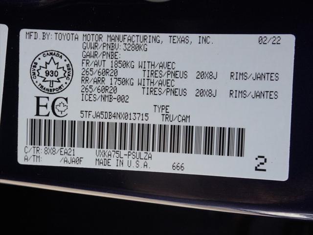 Photo of 2022 Blueprint Toyota Tundra