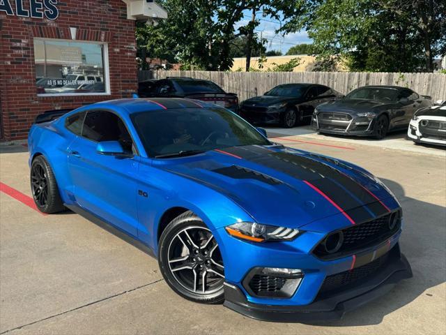 Photo of 2020 Blue Ford Mustang
