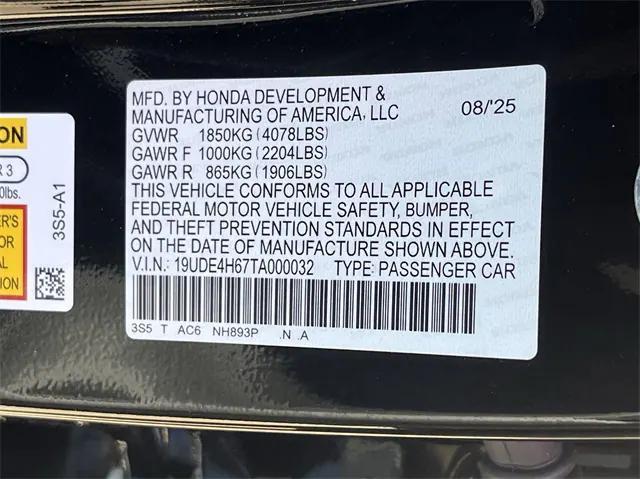 Photo of 2026 Majestic Black Pearl Acura Integra