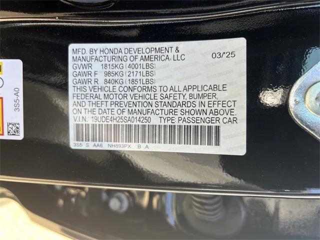 Photo of 2025 Majestic Black Pearl Acura Integra