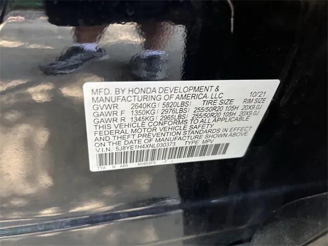 Photo of 2022 Majestic Black Pearl Acura MDX