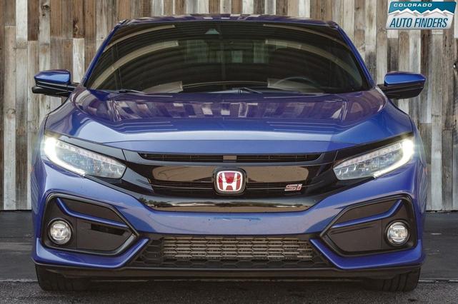 Photo of 2020 Aegean Blue Metallic Honda Civic Si