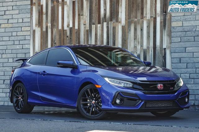 Photo of 2020 Aegean Blue Metallic Honda Civic Si
