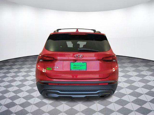 Photo of 2022 Calypso Red Hyundai SANTA FE
