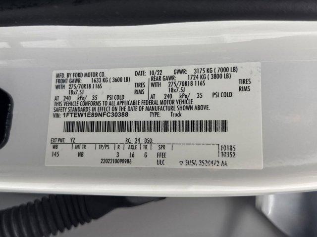 Photo of 2022 White Ford F-150