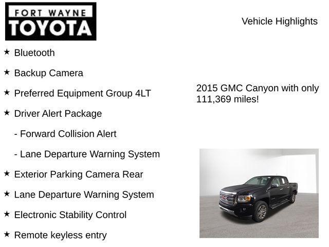 Photo of 2015 Onyx Black GMC Canyon