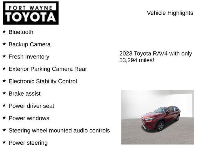 Photo of 2023 Ruby Flare Pearl Toyota RAV4