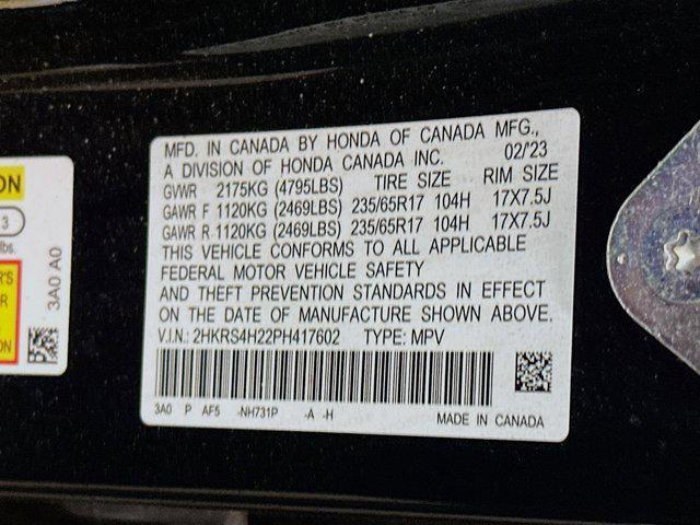 Photo of 2023 Crystal Black Pearl Honda CR-V