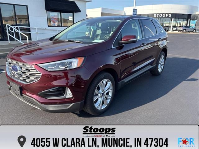 Photo of 2020 Burgundy Velvet Metallic Tinted Clearcoat Ford Edge