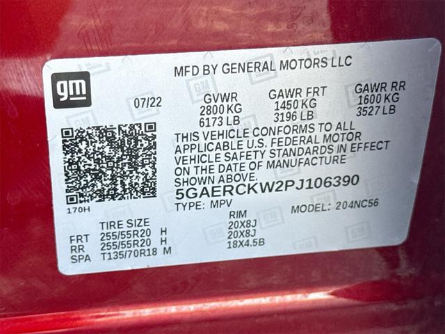 Photo of 2023 Cherry Red Tintcoat Buick Enclave