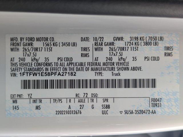 Photo of 2023 Oxford White Ford F-150