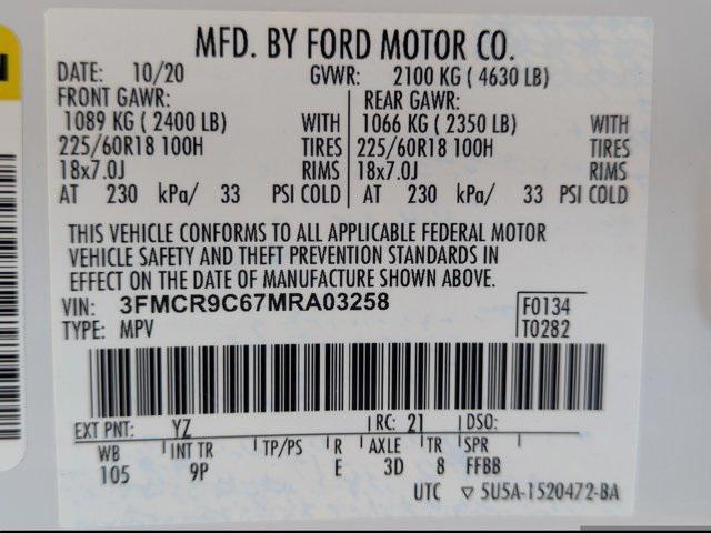 Photo of 2021 Oxford White Ford Bronco Sport