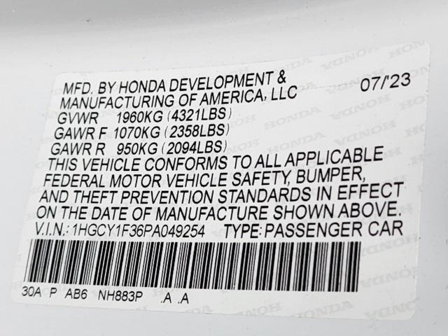 Photo of 2023 Platinum White Pearl Honda Accord