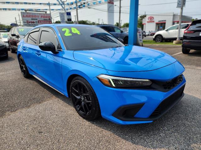 Photo of 2024 Boost Blue Pearl Honda Civic