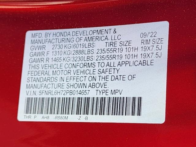 Photo of 2023 Platinum White Pearl Honda Odyssey