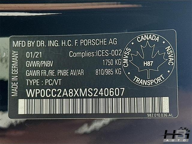 Photo of 2021 Black Porsche 718 Spyder